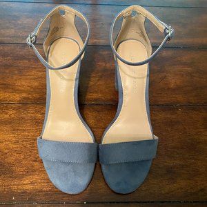Katie & Kelly Blue Suede Heel